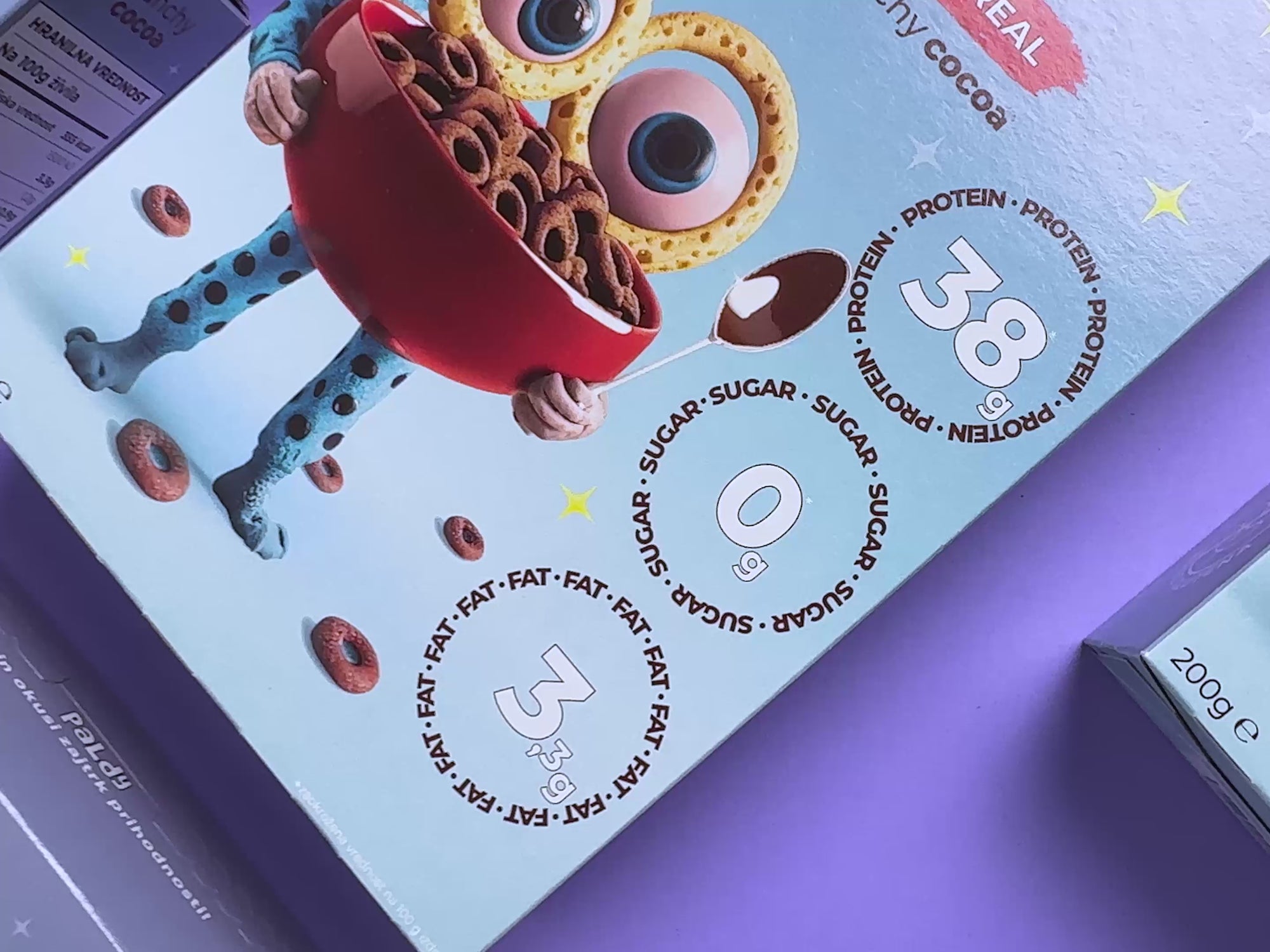 Paldy, beljakovinski kosmiči brez sladkorja, banner video za home page